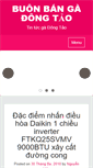 Mobile Screenshot of buonbangadongtao.com