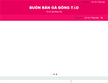 Tablet Screenshot of buonbangadongtao.com